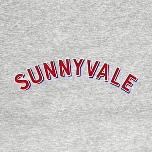 Sunnyvale California Vintage Arch Letters T-Shirt